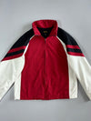 Nautica Competition Colorblock Windbreaker Jacket Detachable Cap (XL)