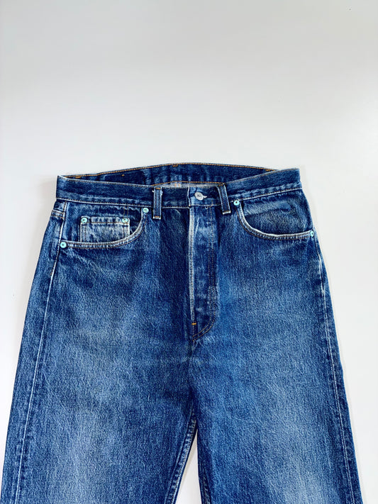 Vintage Levis 501 Premium Original Denim Jeans (W:32|L:38)