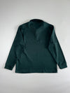 Kappa Fleece-Lined Long Sleeve Polo, Forest Green (XL)