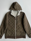 Nike Therma-Fit | Reversible Quilted Hoodie Jacket (L)