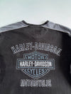Harley-Davidson Genuine MotorClothes L/S Pullover | Black & Grey Colorblock | Bar & Shield | 3XL