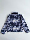 Jack & Jones Originals Studio Tie-Dye Sherpa Fleece Jacket – Grey Camo (XL)