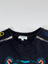 Kenzo | Tiger Eyes Zip Shoulder Sweatshirt Black | (S)