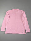 Lauren Jeans Co. Ralph Lauren | Pink Roll-Neck Cotton Knit Sweater | (M)