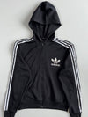 Adidas Originals Black Trefoil Zip Hoodie (XL)