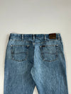 Lee Relaxed Fit Distressed Blue Jeans (W:38|L:42)