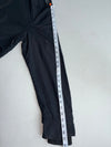 Vintage Superdry Black Grey Fleece Lined Windcheater Jacket (XL)