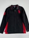 Polo Ralph Lauren Big Pony #3 Long Sleeve Polo – Black/Red (L)