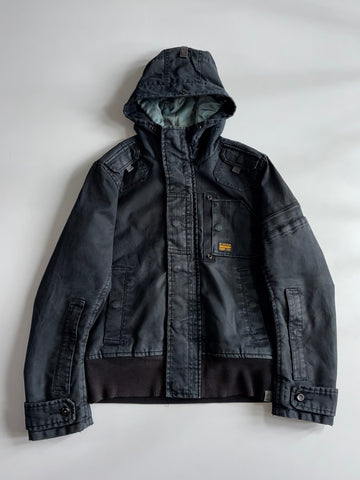 G-Star Raw Originals Black Hooded Field Jacket (L/M)