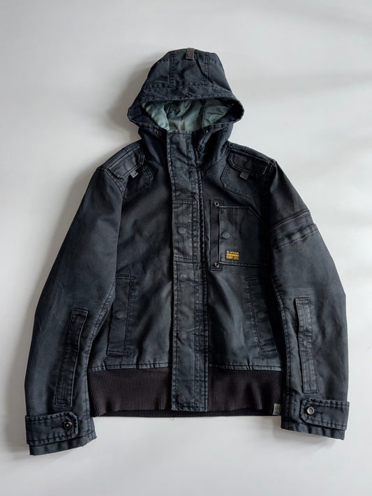G-Star Raw Originals Black Hooded Field Jacket (L/M)