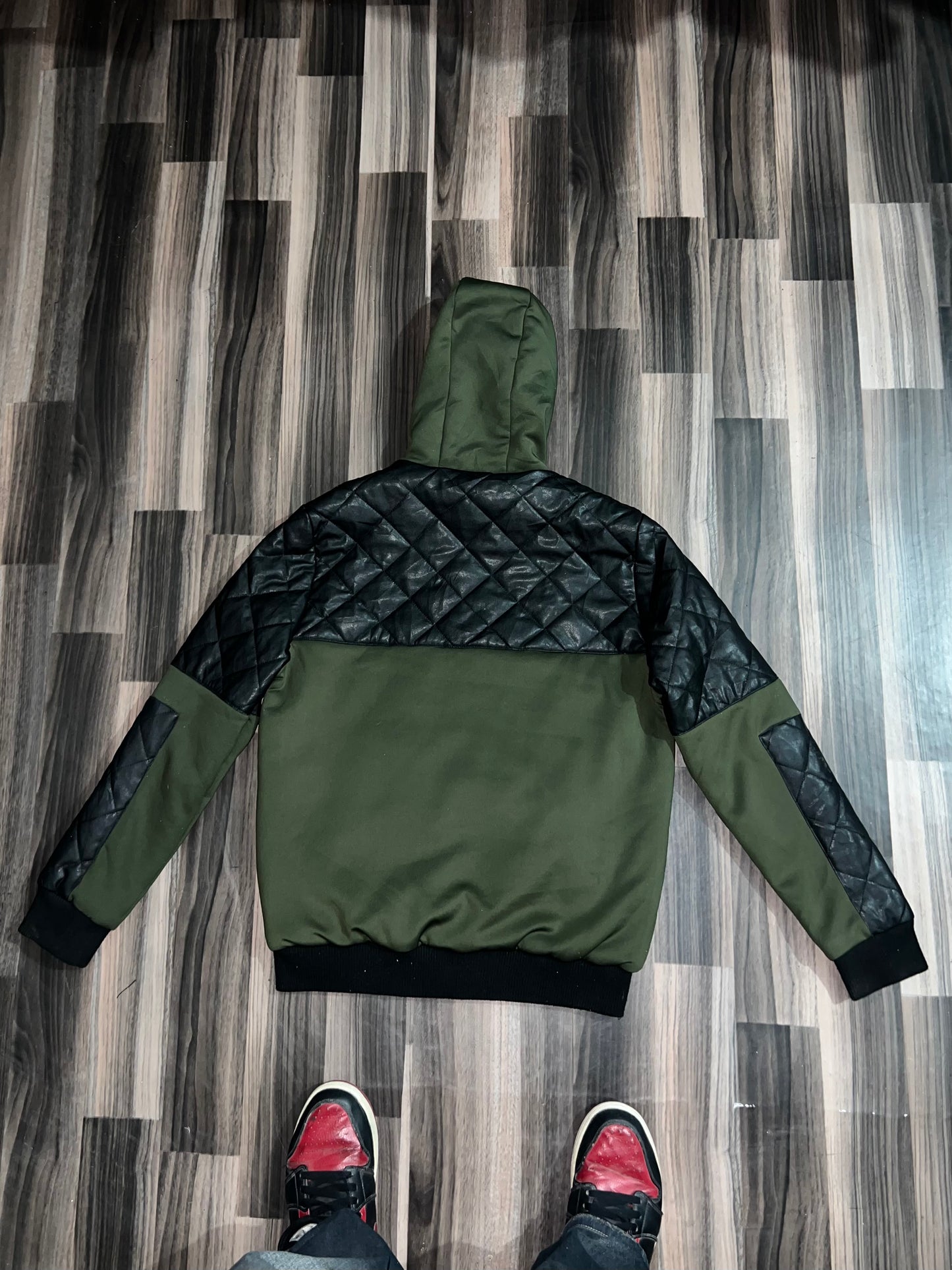 A bPremium Leather+ Cotton Jacket (M/L)