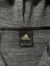 Adidas Grey Melange Tech Fleece Zip Hoodie (L)