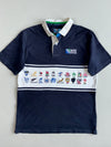 Rugby World Cup 2015 Official Navy Rugby Shirt with All 20 Team Crests (L)