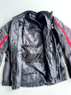 Polo (Touring) | Textile Motorcycle Jacket Black Red PADDED (L/Xl)