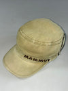 Mammut Embroidered Logo Beige Military Cadet Cap (58cm)