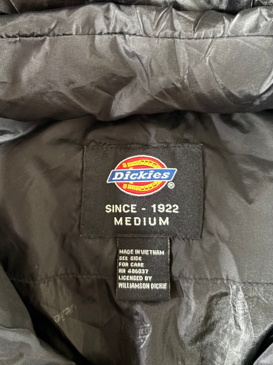 Dickies Hooded Puffer Jacket – Black,Dstrechable Hood(XL)