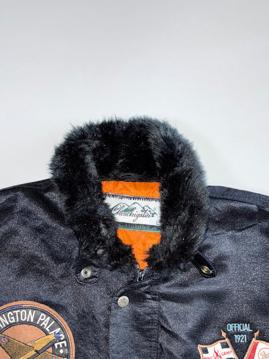 Demobmen x McGregor Vintage Japanese Patch Fully Embroidered Bomber Jacket (Xl)