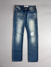 Earl Jean Distressed Straight Leg Jeans (W:32) (L:43)
