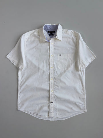 Tommy Hilfiger Classic Fit Short Sleeve Button-Up Shirt (S/M)