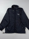 Vintage 90s Puma Original Black Windbreaker Jacket (M)