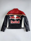 Vintage Red Bull Racing by Echtes Leder Pure Leather Jacket (ULTRA RARE) (PADDED) (M)