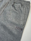 Puma Grey Fleece Shorts – Embroidered Logo (W:32) (L:21)