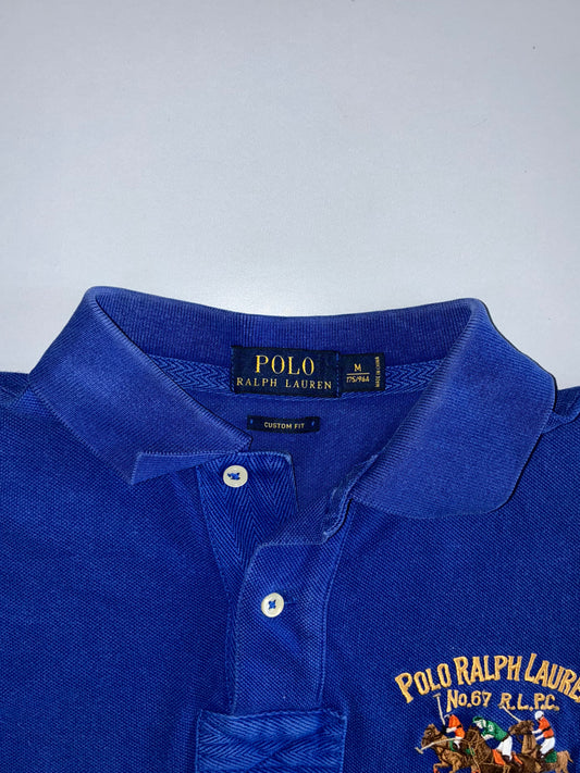 Polo Ralph Lauren | “No. 67 R.L.P.C.” Custom Fit Polo | Royal Blue (L)