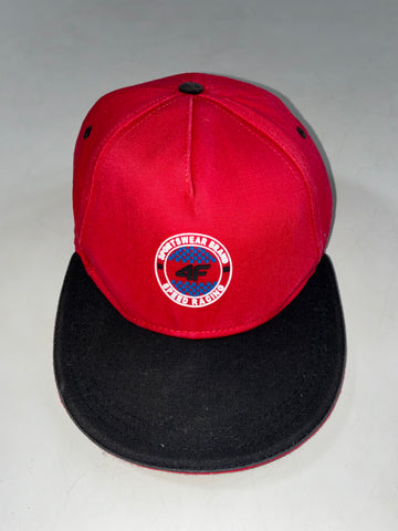 4F Speed Racing Sportswear Red & Black Snapback Cap (Adjustable)