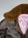 Avirex Ltd G-1 Flight Premium (Detechable Collar) Leather Jacket (2XL)