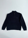 Chaps Quarter Zip Navy Sweater (Size XL)