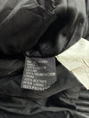 Greg Bell Vintage Black Leather Utility Bomber Jacket(XL)