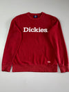 Dickies Spellout Logo Crewneck Sweatshirt – Red (M)