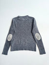 Vintage Tommy Hilfiger Grey Speckled Knit Crewneck Sweater (S)