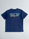 Patagonia Organic Cotton Logo T-Shirt – Navy (L)