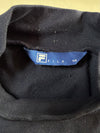 Fila Mock Neck Fleece Long Sleeve - Navy Blue (XL)