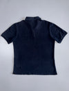 Burberry Black Polo | Nova Check Placket (XL)