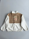Carhartt WIP Sherpa Fleece Jacket – Cream/Tan Colorblock (2XL)