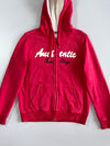 Hang Ten “Authentic San Diego” Sherpa-Lined Zip Hoodie (Fur Inside)(S)
