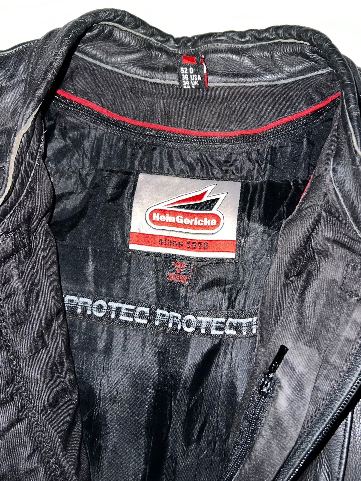 ZHein GERICKE (RARE) Original Leather Jacket (PADDED) (M)