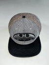 Batman Herringbone Snapback Cap – Snakeskin Texture Brim (Adjustable)