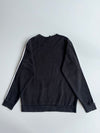 Adidas 3-Stripes Black Fleece Crewneck Sweatshirt  Size XL