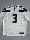 Nike NFL Seattle Seahawks #3 Russell Wilson On-Field Jersey White (2XL)