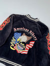 Lucky Stroke Bikers Varsity Jacket   EMBROIDERED (S/M)