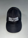 TXT Gothic Logo Embroidered Black Nylon Cap (Adjustable)