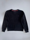 Tommy Hilfiger | Classic Flag Logo Crewneck Sweatshirt | Black (S/M)