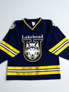 Vintage Lakehead University Thunderwolves Signed Hockey Jersey – Youth (S)