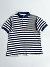 Lacoste Striped Polo Navy/White/Yellow (Xl)