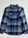 Columbia Navy Blue Buffalo Check Flannel Shirt (M)