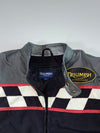Triumph Checkered Flag Motorcycle Racing Jacket Padded  (XL)