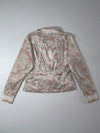 The North Face Women’s Metallic Camo Print Windbreaker Jacket (S/M)
